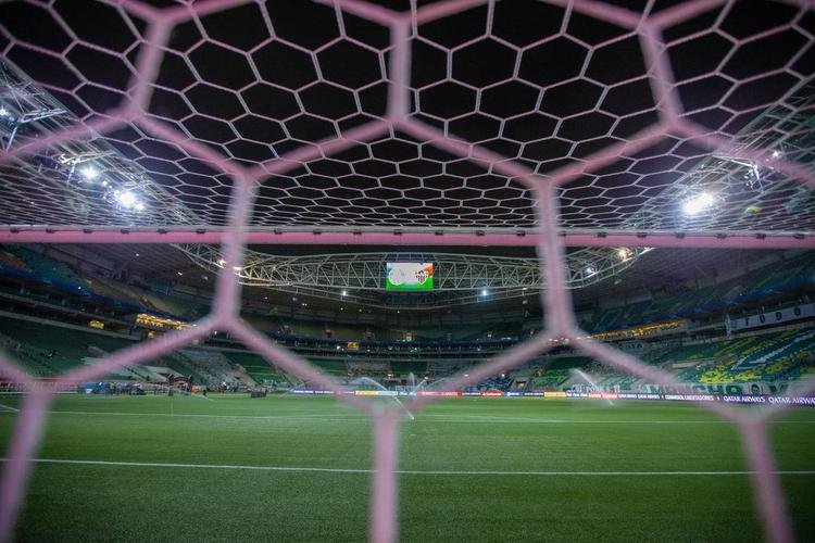 Fotos do Allianz Parque, em So Paulo, palco do jogo entre Palmeiras e Atltico pela semifinal da Copa Libertadores 2021