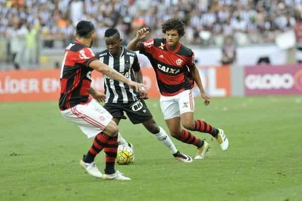 Fotos do jogo entre Atltico e Flamengo no Mineiro