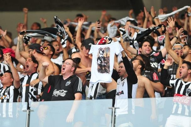Torcida do Atltico esteve presente no Mineiro, no clssico contra o Cruzeiro