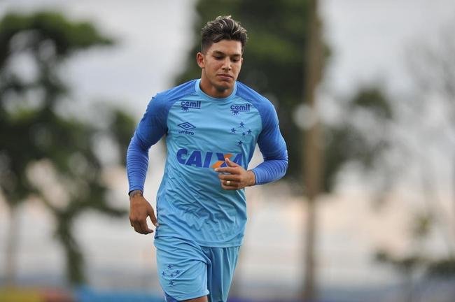 Lucas Romero pelo Cruzeiro na temporada 2018