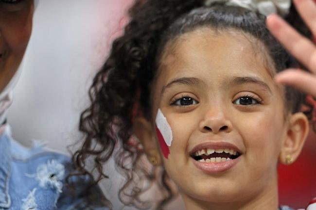 Torcedores de Holanda e Catar no Estdio Al-Bayt, em Al Khor, pelo Grupo A da Copa do Mundo