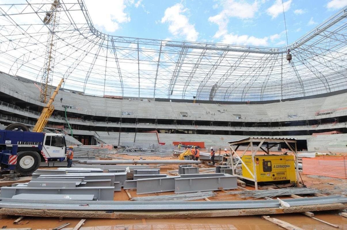 Fotos da Arena MRV nesta sexta-feira (6)