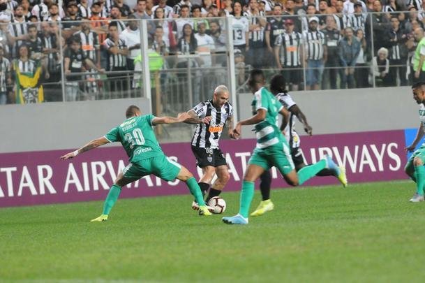 Fotos do primeiro tempo do jogo entre Atltico e La Equidad, no Independncia, pela Copa Sul-Americana
