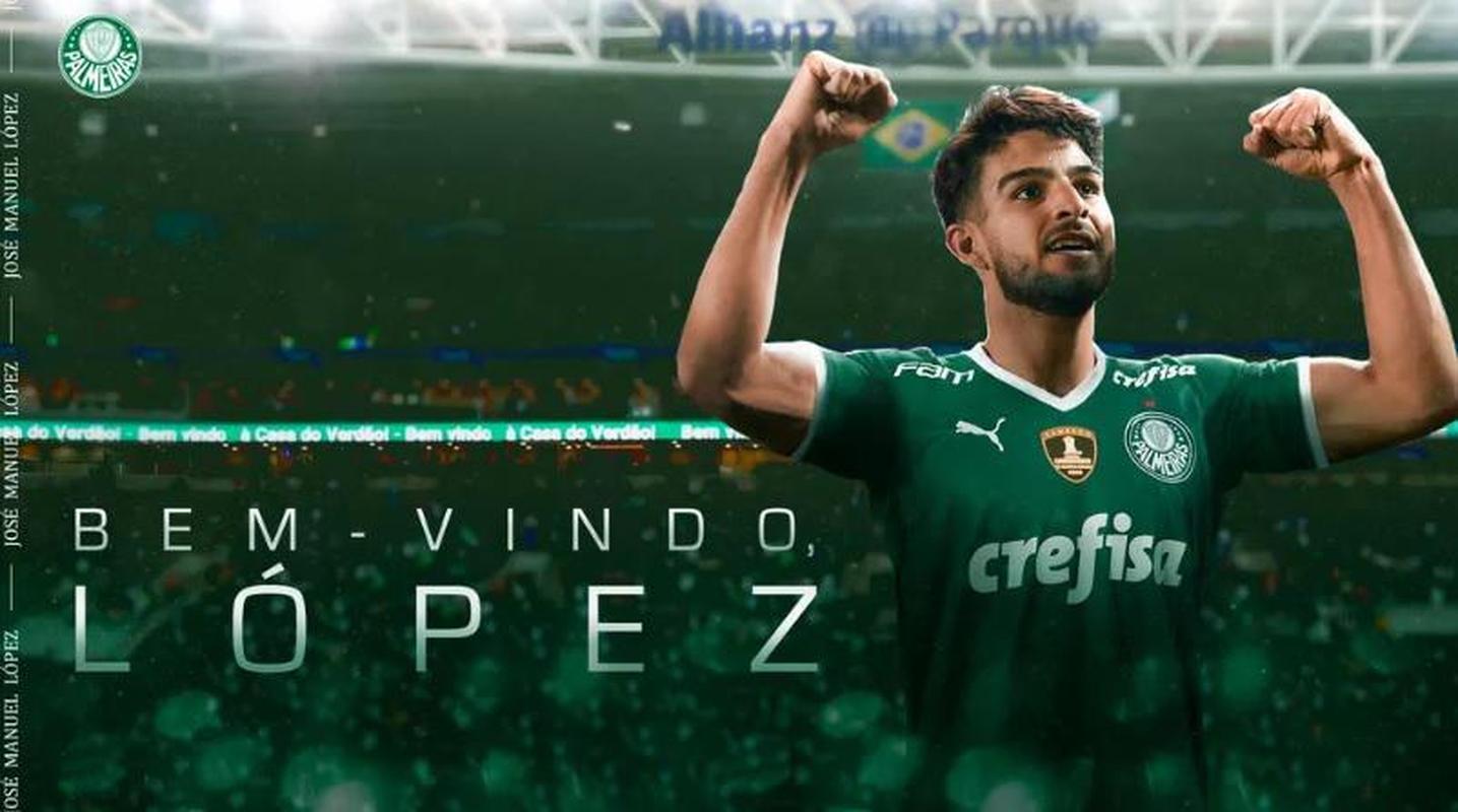 Palmeiras contratou o atacante Jos Lpez
