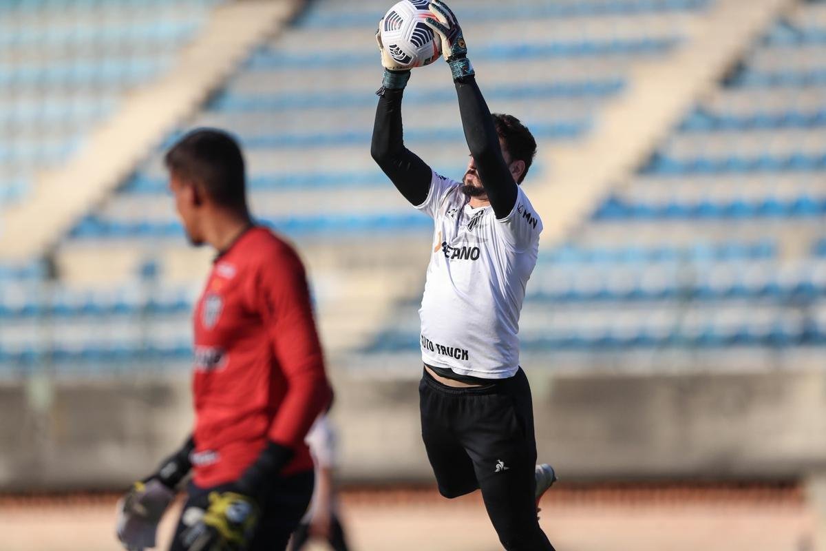Atlético teve atividade no Estádio Olímpico Brígido Iriarte, em Caracas, antes da estreia na Libertadores