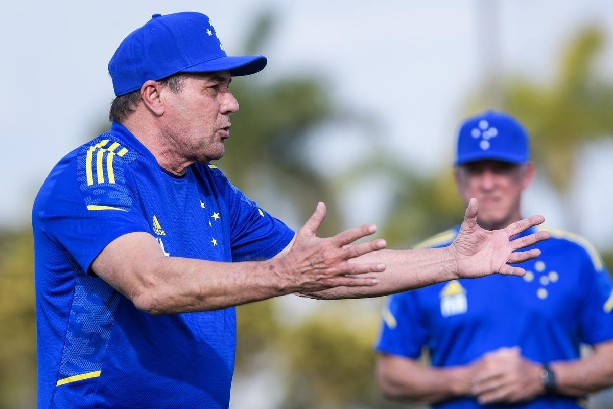 Fotos do treino do Cruzeiro desta tera-feira (10/08), na Toca II
