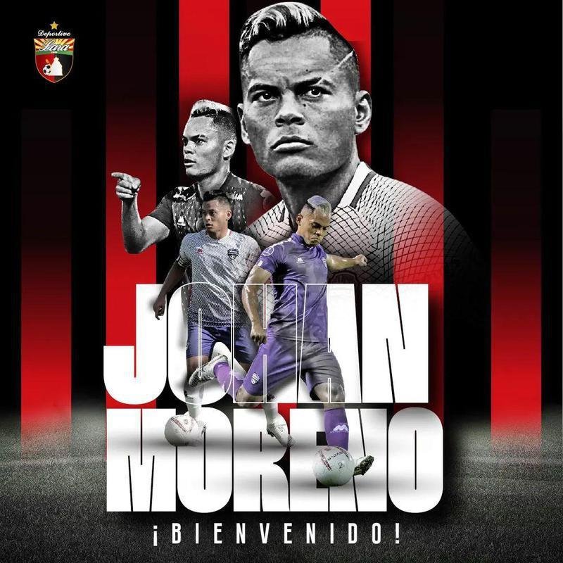 Johan Moreno, meio-campista (Deportivo Lara-VEN)