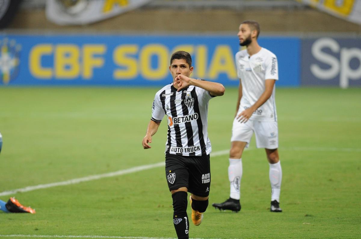 Fotos de Atltico x Santos, no Mineiro, pelo Campeonato Brasileiro