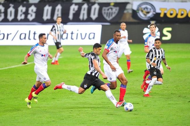 Imagens do confronto entre Atltico e Bahia, vlido pelas oitavas de final da Copa do Brasil 2021