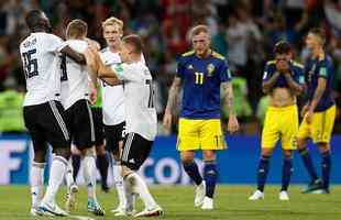 Imagens do duelo entre Alemanha e Sucia, em Sochi, pela segunda rodada do Grupo F