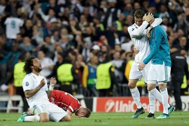 Depois da classificação do Real Madrid, festa merengue e decepção do Bayern no Santiago Bernabéu
