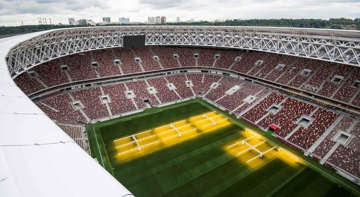 Luzhniki receberá quatro jogos da primeira fase, um duelo das oitavas, uma semifinal e a decisão
