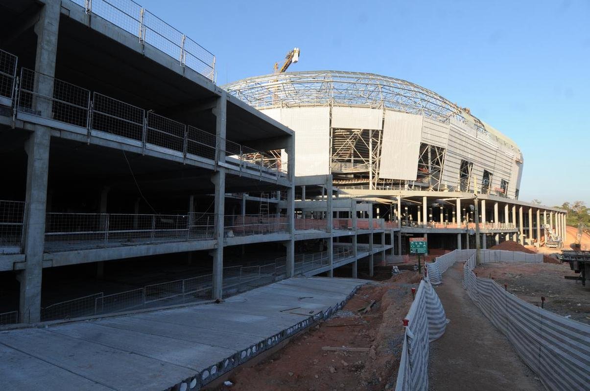 Futuro estdio do Galo, Aena MRV est com 60% das obras concludas