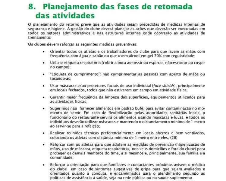 (Foto: Veja o planejamento para a retomada das atividades)