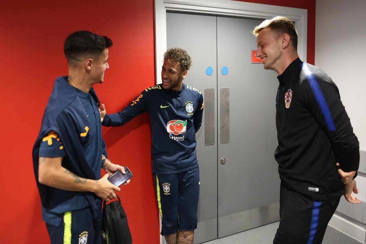 Veja imagens do último treino do Brasil antes do amistoso contra a Croácia