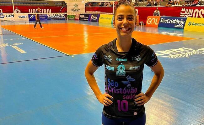 Antes de entrar no BBB 23, Key Alves, que  atua como lbero, era titular no Osasco