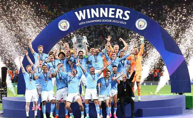 Manchester City faturou o primeiro título da Champions League