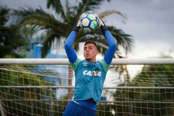 Vitor Eudes, goleiro, ainda no jogou no Campeonato Brasileiro de 2018