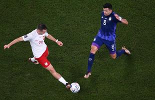 Fotos do jogo entre Polnia e Argentina no Estdio 974, em Doha, pela terceira rodada do Grupo C da Copa do Mundo, no Catar