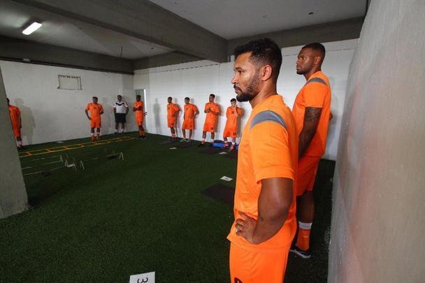 A reapresentação do elenco contou com o goleiro Carlos Miguel, ex-Internacional, o meia Diogo, ex-Atlético-AC e o volante Júlio Romão, ex-Ponte Preta, todos novidades para o elenco Tricolor de 2020