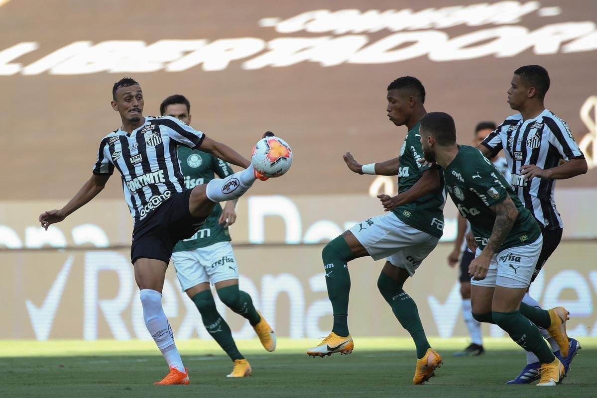 Fotos da deciso da Copa Libertadores 2020 entre Palmeiras e Santos, no Maracan, no Rio de Janeiro (AFP / Mauro Pimentel / Ricardo Moraes /  Silvia Izquierdo)