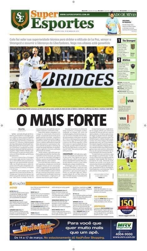 The Strongest-BOL 1 x 2 Atltico, 4 rodada, Grupo 3, (13/03), Estdio Hernando Siles