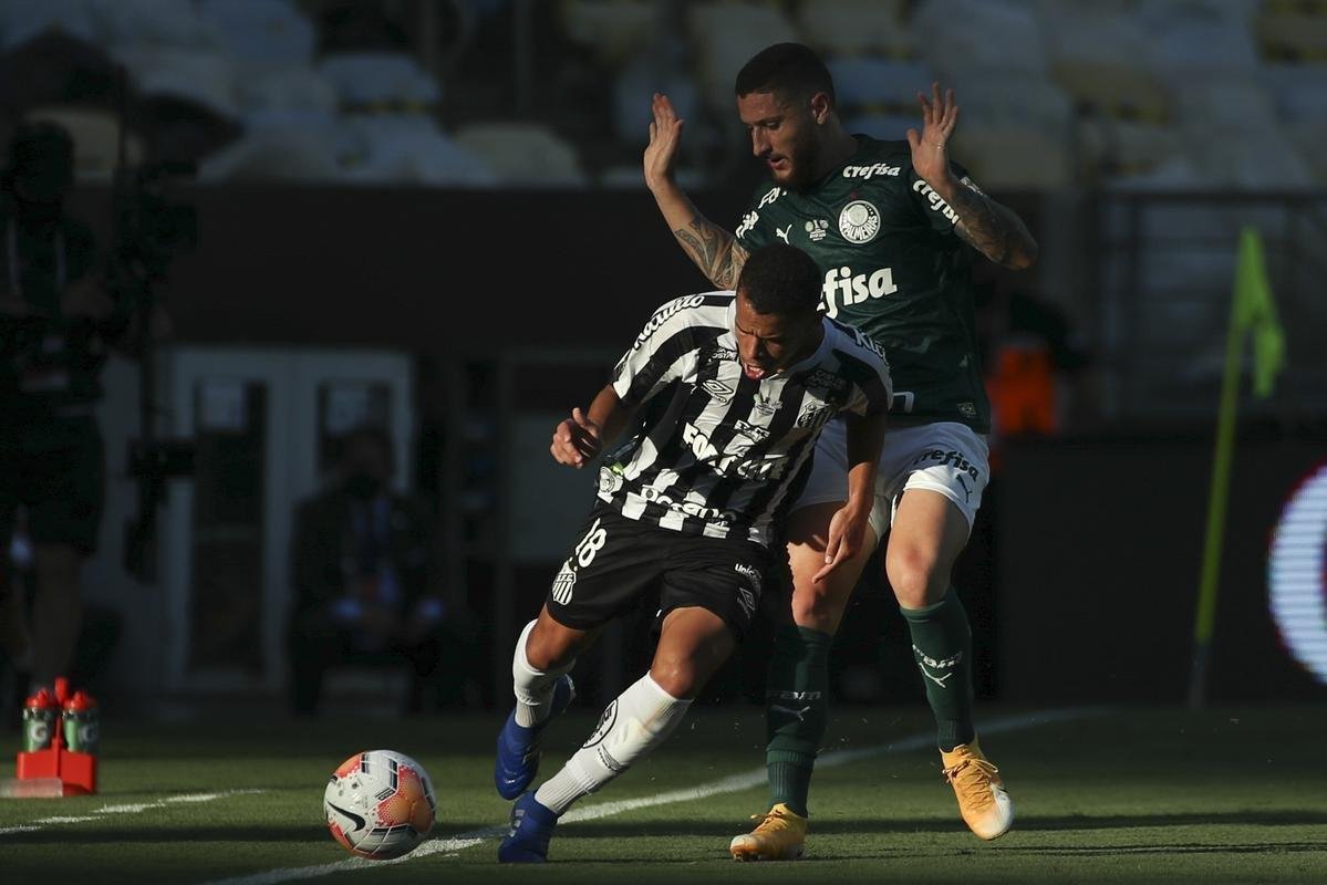 Fotos da deciso da Copa Libertadores 2020 entre Palmeiras e Santos, no Maracan, no Rio de Janeiro (AFP / Mauro Pimentel / Ricardo Moraes /  Silvia Izquierdo)