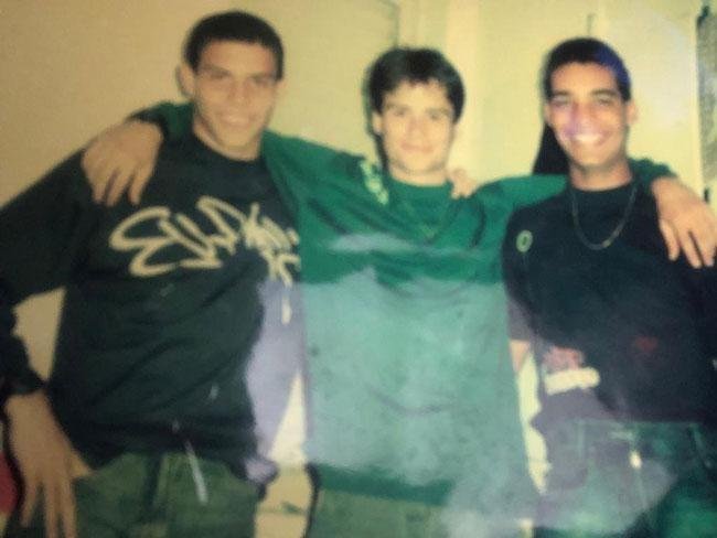 Ronaldo (esquerda) e Robson (direita): companheiros de quarto no Cruzeiro