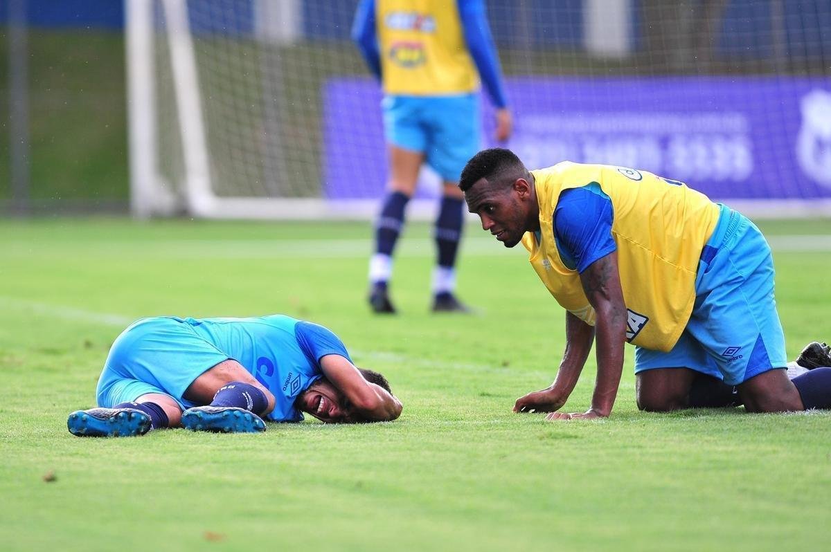 Fotos do treino do Cruzeiro desta quarta-feira (31/1), na Toca II (Ramon Lisboa/EM D.A Press)