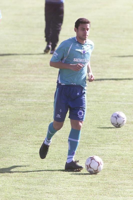 Treinos de Fred antes da estreia, contra o Internacional, em 5 de agosto, pelo Brasileiro
