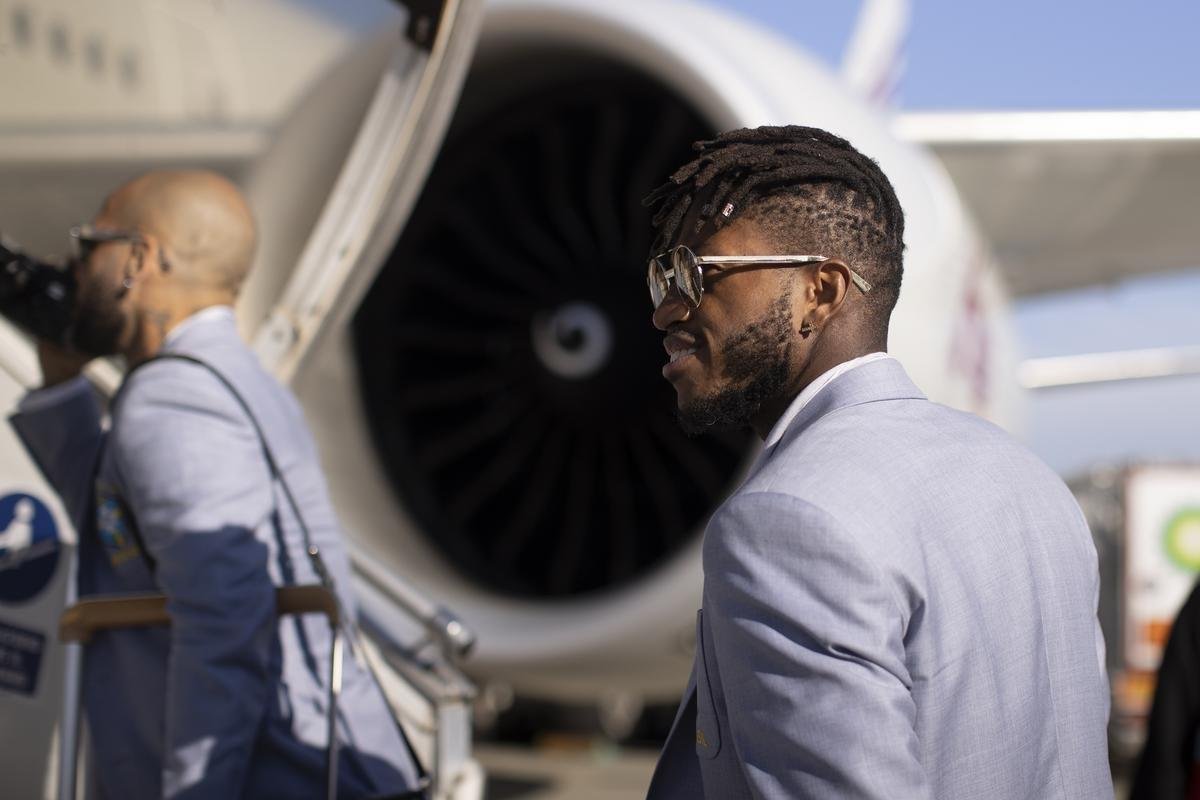 Seleo Brasileira embarca para o Catar