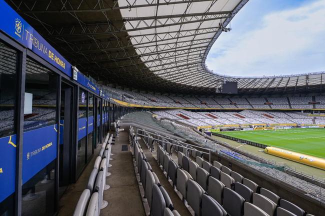 Mineiro, em BH, foi envelopado em verde, amarelo e azul para receber o duelo entre Brasil e Paraguai pela 16 rodada das Eliminatrias da Copa do Mundo do Catar