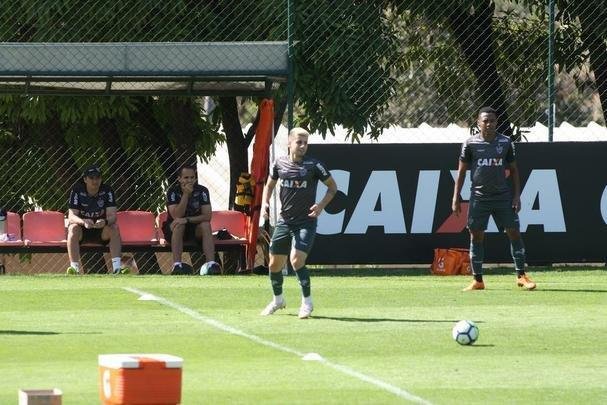 Atltico encerra preparao na Cidade do Galo para partida contra Grmio, pelo Campeonato Brasileiro