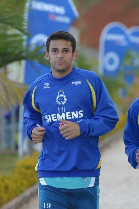 Primeiro treino de Fred como jogador do Cruzeiro, em 22 de julho de 2004