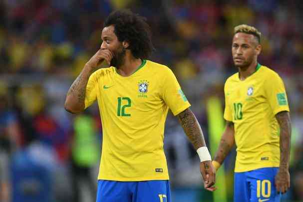 Marcelo deixou o campo chorando em Moscou