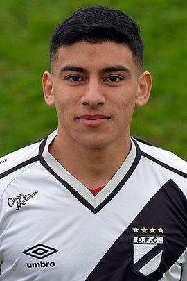 24 - Diego Bustos: meio-campista com 18 anos recm-completados. Firmou o primeiro contrato profissional poucos dias antes da estreia na Libertadores.