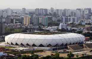 Arena da Amaznia receber quatro jogos do torneio masculino de futebol e dois do feminino