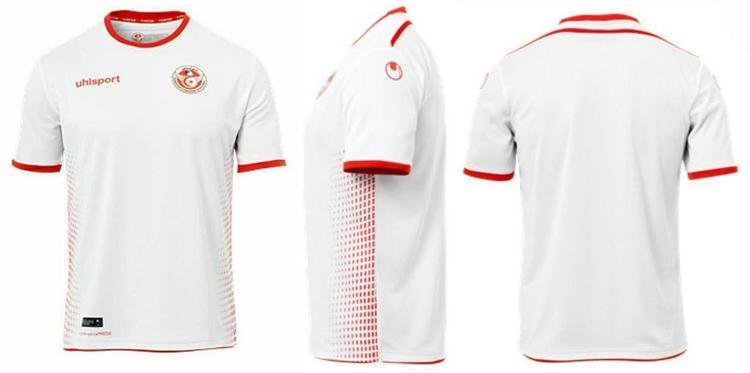 Tunísia - primeiro uniforme (Uhlsport)