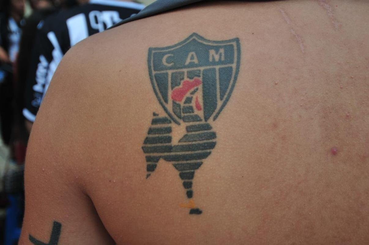 Torcida do Atltico chegou animada ao Mineiro para o jogo da taa, contra o RB Bragantino. Dia de festejar com o time o ttulo do Campeonato Brasileiro de 2021