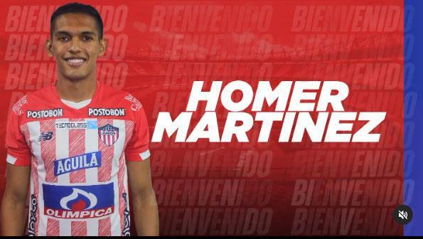 Homer Martínez, volante (Junior Barranquilla, da Colômbia)