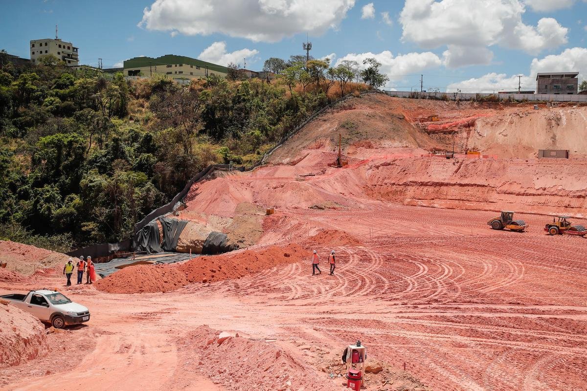 Atlético divulgou novas fotos das obras da Arena MRV