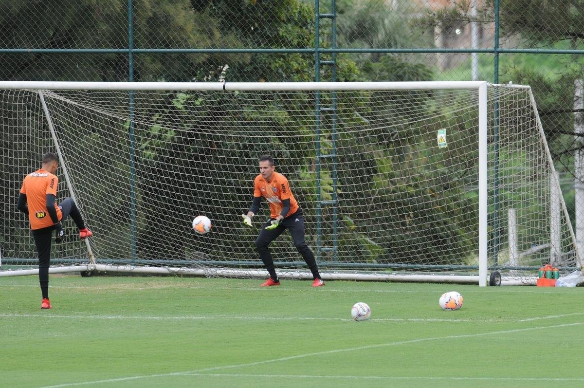Fotos do Atltico nesta quinta-feira, na Cidade do Galo