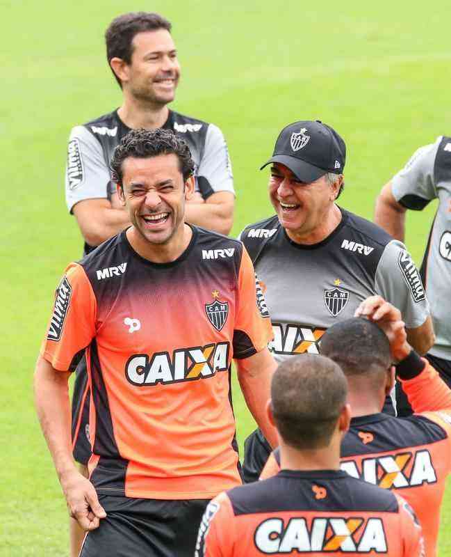 Novo atacante do Atltico participou de ltimo treino antes de clssico contra o Cruzeiro