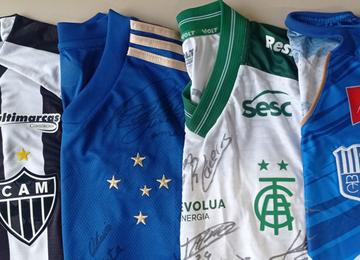 Durante a live da cerimônia serão sorteadas camisas oficiais autografadas de Atlético, Cruzeiro, América e Minas Tênis