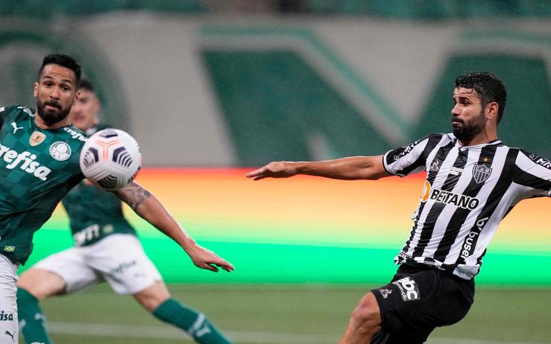 Fotos do jogo de ida da semifinal da Copa Libertadores de 2021, entre Palmeiras e Atltico, no Allianz Parque, em So Paulo