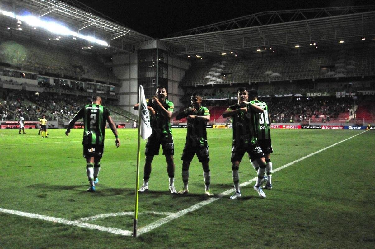 Fotos do jogo entre Amrica e Tolima, no Independncia, em Belo Horizonte, pela terceira rodada do Grupo D da Copa Libertadores 2022