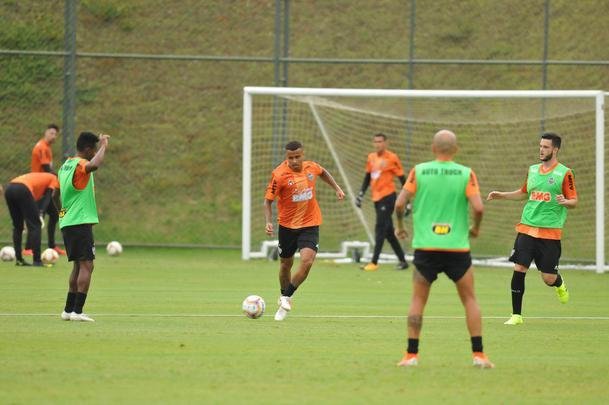 Atltico treinou na tarde desta quinta-feira, na Cidade do Galo