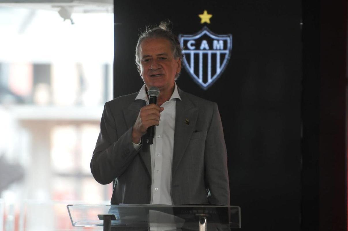 Entrevista do presidente do Atltico, Srgio Coelho, na Arena MRV
