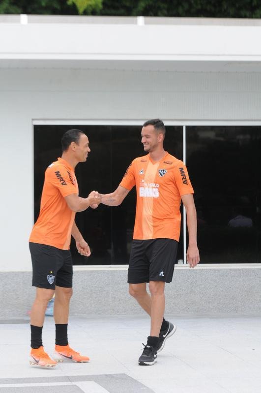 Fotos do Atltico nesta quinta-feira, na Cidade do Galo