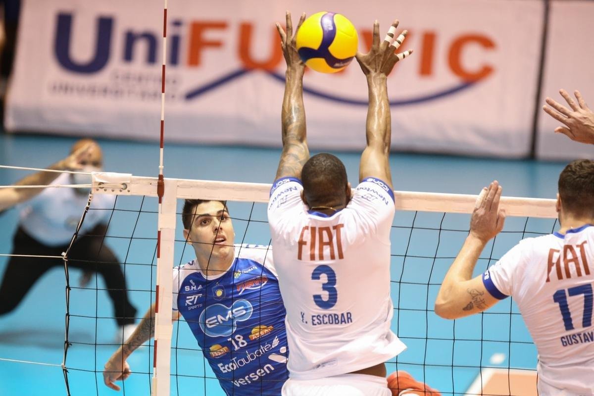 Taubat venceu o Minas por 3 a 2 no primeiro jogo da final da Superliga Masculina